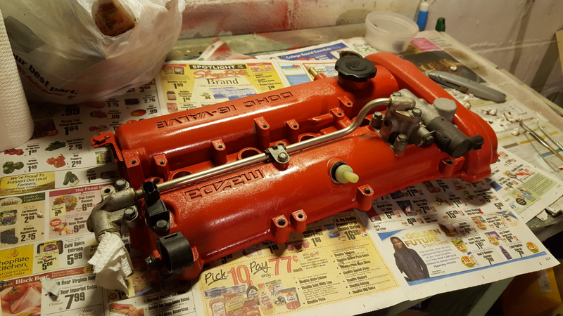 After 3 days of drying and fully reassembled, ready to go back on the car.